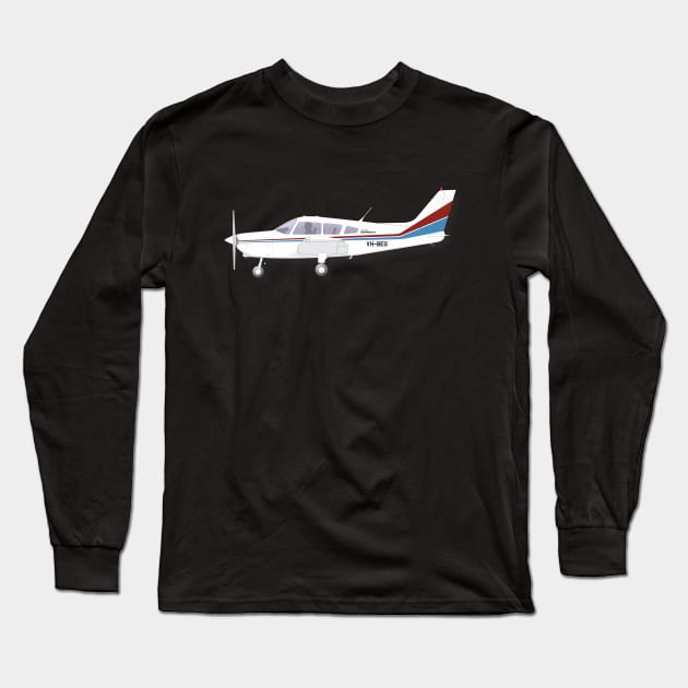 Piper PA28 Cherokee Long Sleeve T-Shirt by GregThompson